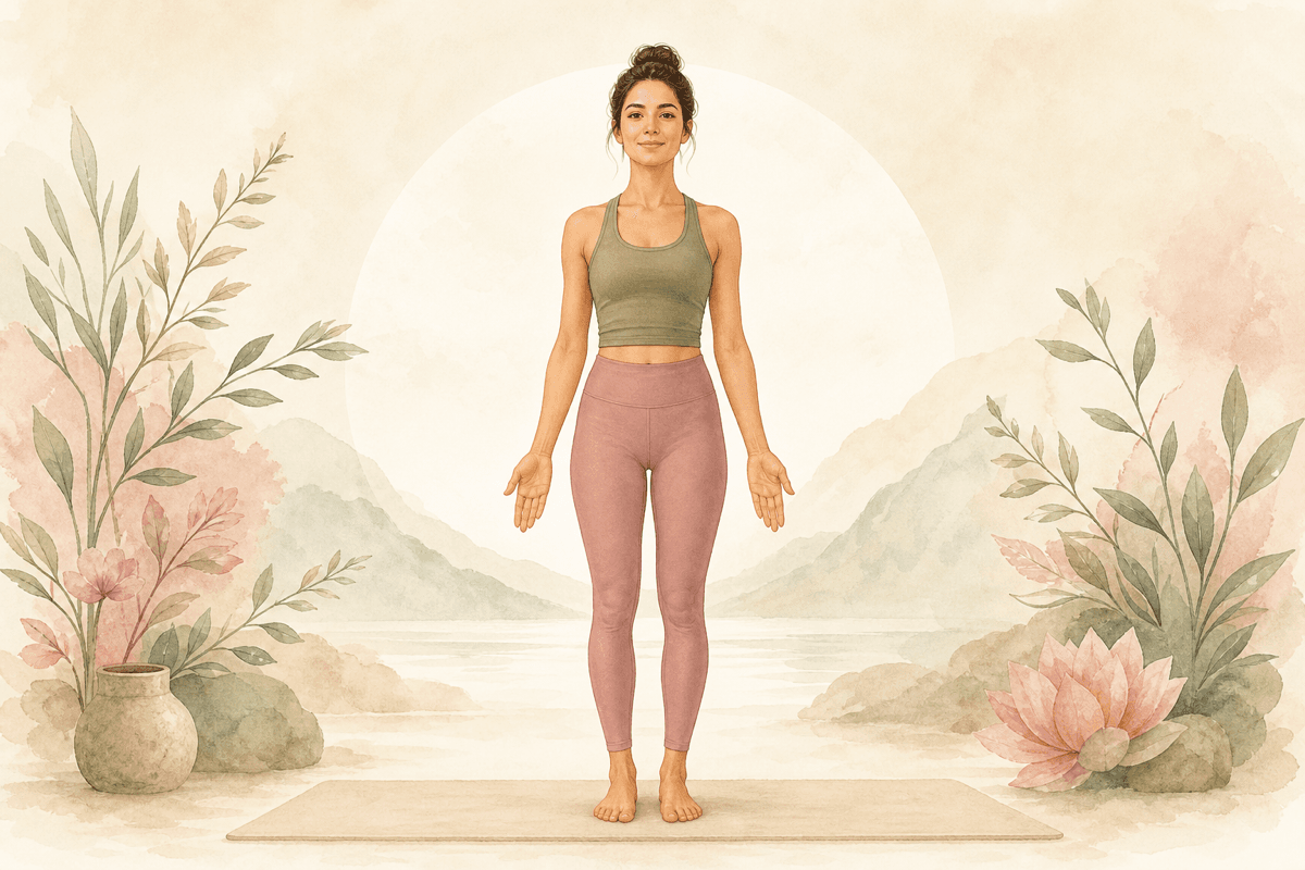 Lizard Pose illustration